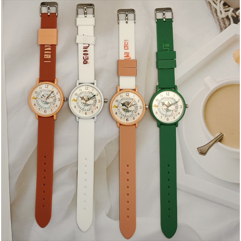 Jewelry Bracelet Watches - Jam Tangan Snoopy Kartun Tali Silikon