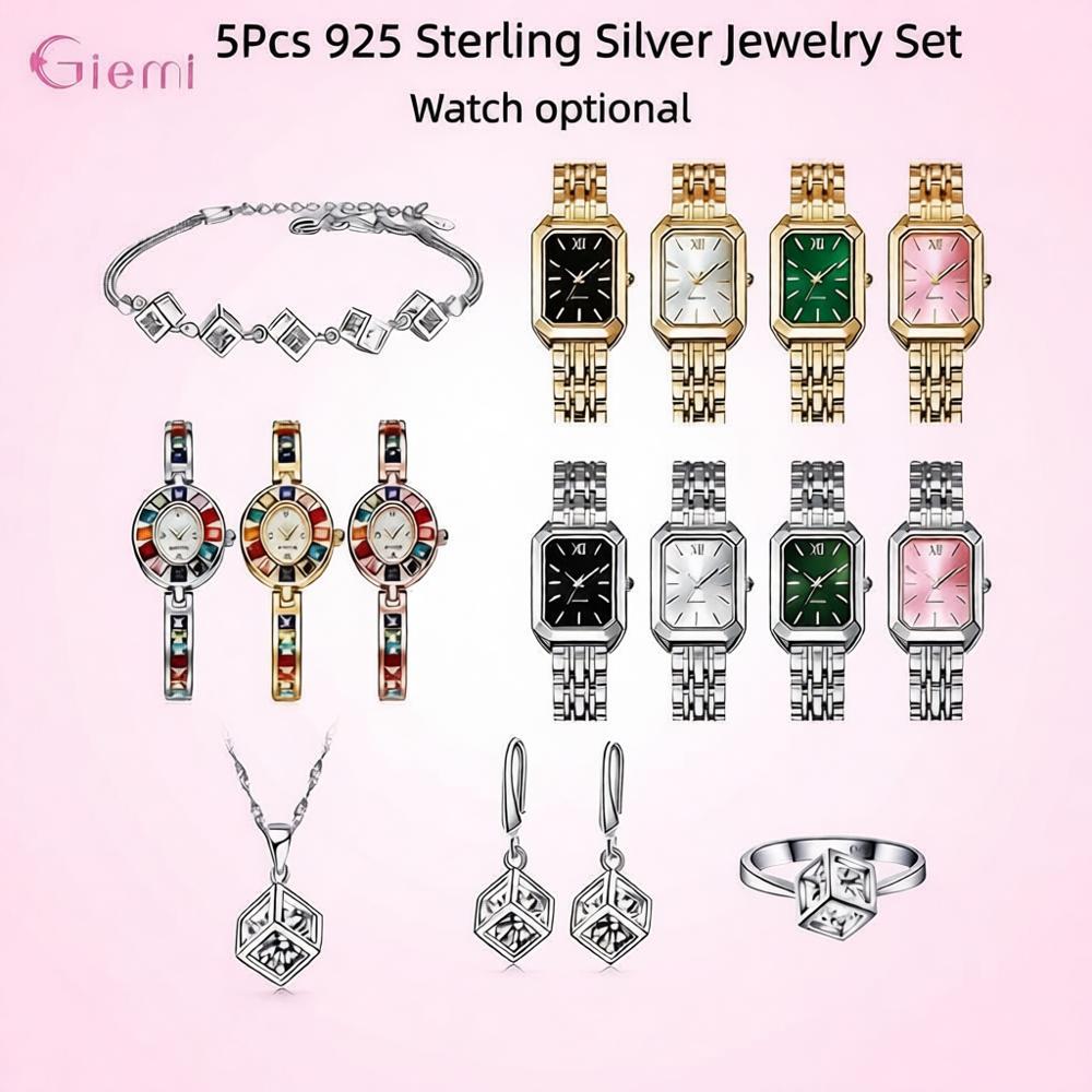 Set Jam Tangan Anting Kalung Z - Best Jewelry Watches Women ulasan dan harga