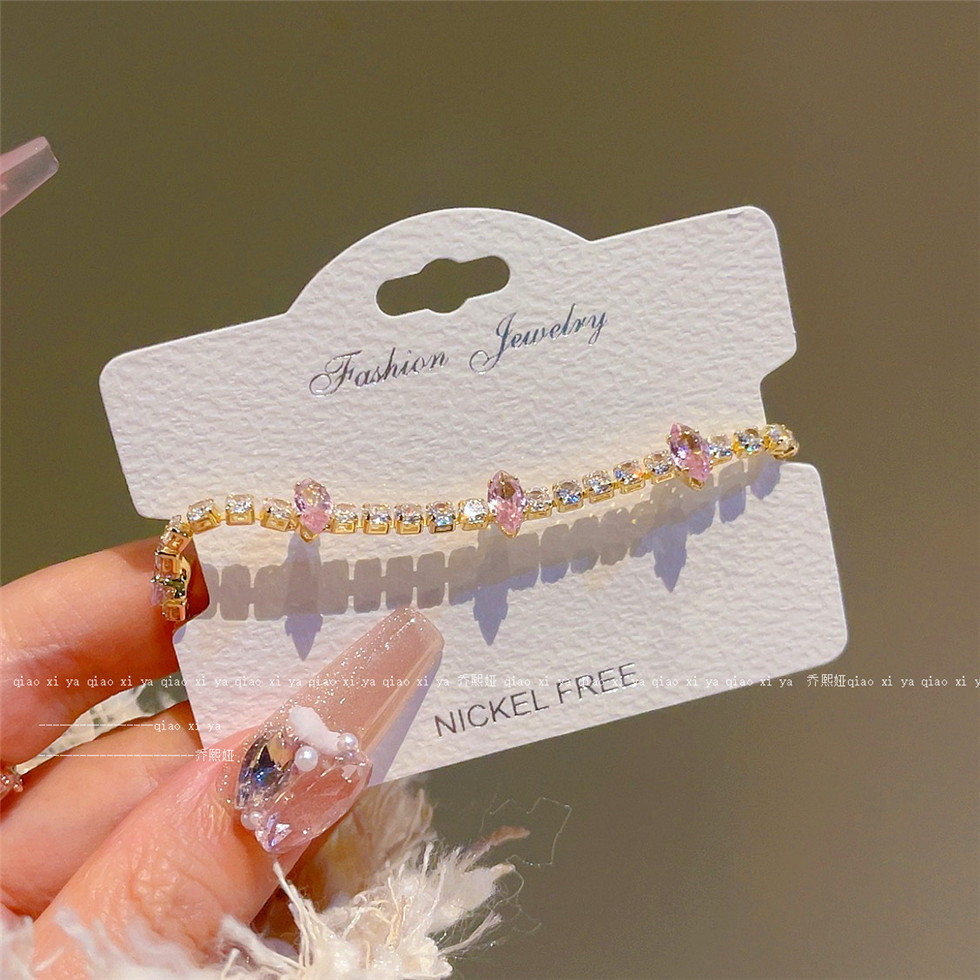 Gelang Zirkon Berlian Penuh Me - Best Jewelry Watches Women ulasan dan harga