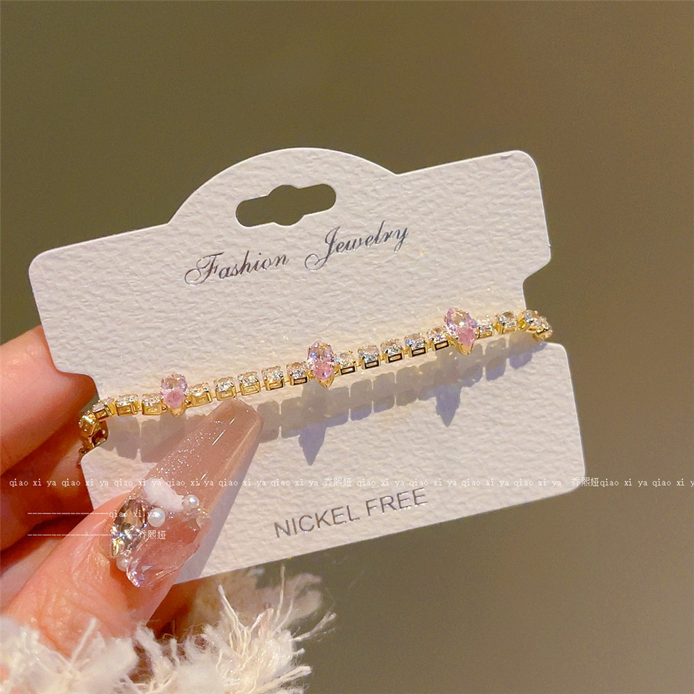 Gelang Zirkon Berlian Penuh Me - Best Jewelry Watches Women ulasan dan harga