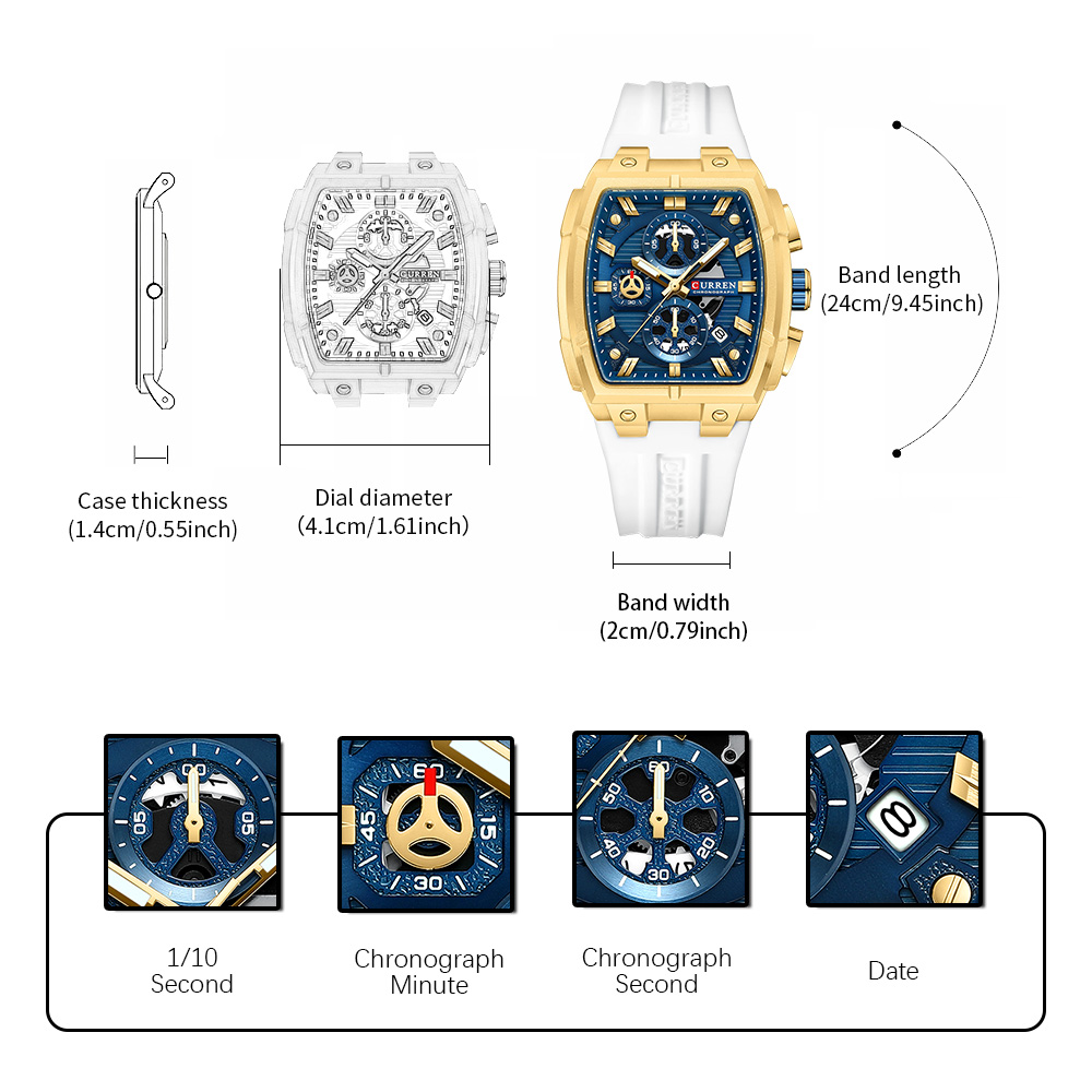 Jam Tangan Mewah Vintage CURRE - Jewelry Bracelet Watches ulasan dan harga