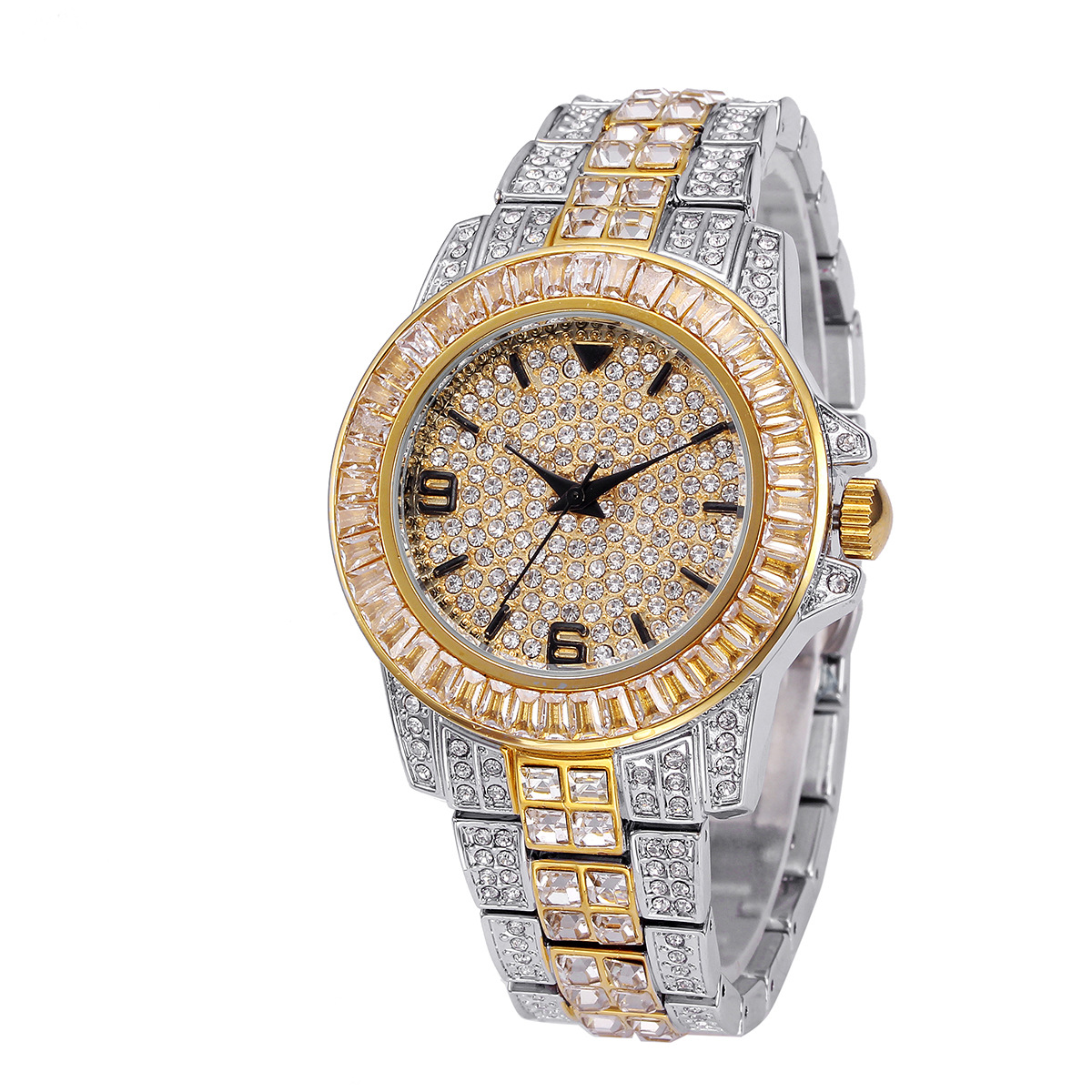 Jam Tangan Quartz Batu Mewah u - Jewelry Bracelet Watches ulasan dan harga