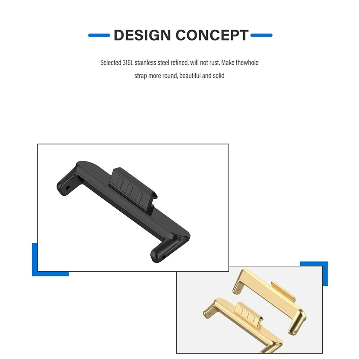 Adaptor 20mm 22mm 1 Pasang unt - Jewelry Bracelet Watches ulasan dan harga