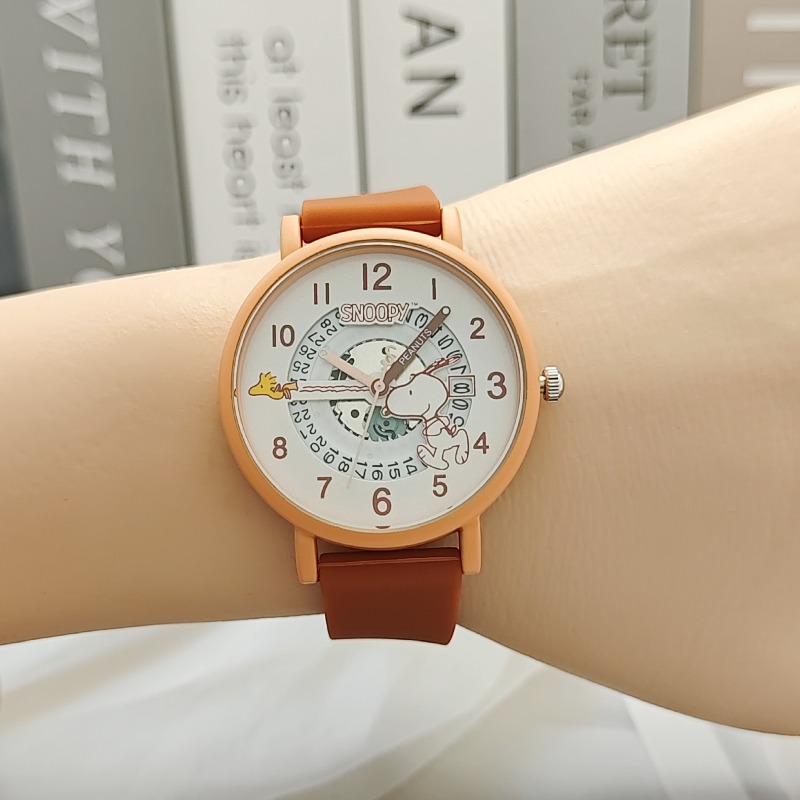 Jam Tangan Snoopy Kartun Tali  - Jewelry Bracelet Watches ulasan dan harga