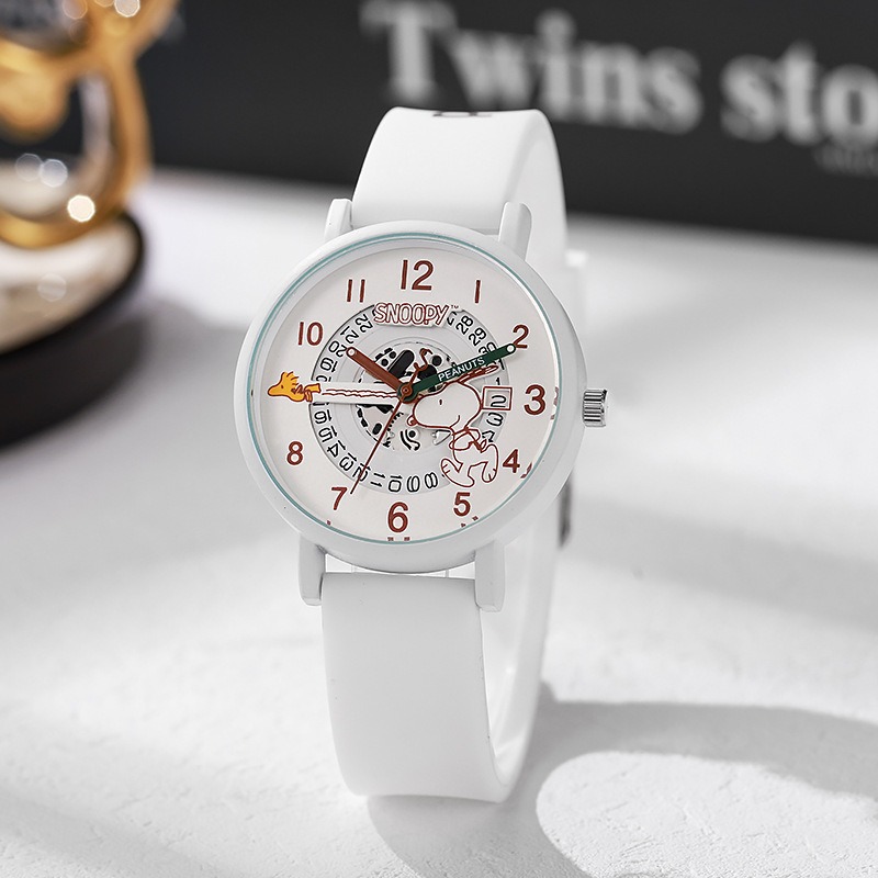 Jam Tangan Snoopy Kartun Tali  - Jewelry Bracelet Watches ulasan dan harga