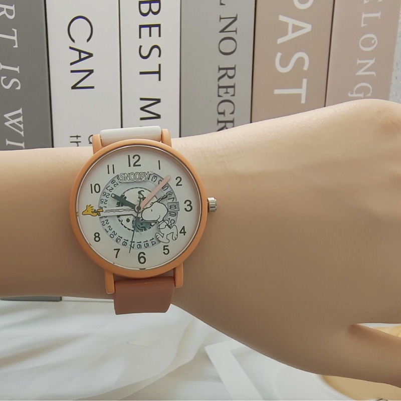 Jam Tangan Snoopy Kartun Tali  - Jewelry Bracelet Watches ulasan dan harga