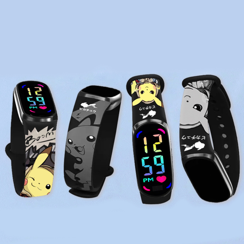 Jam Tangan LED Pikachu Anak-an - Jewelry Bracelet Watches ulasan dan harga