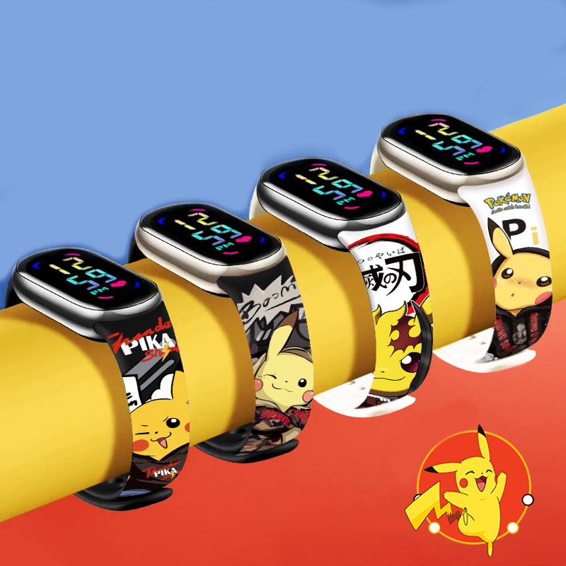 Jam Tangan LED Pikachu Anak-an - Jewelry Bracelet Watches ulasan dan harga