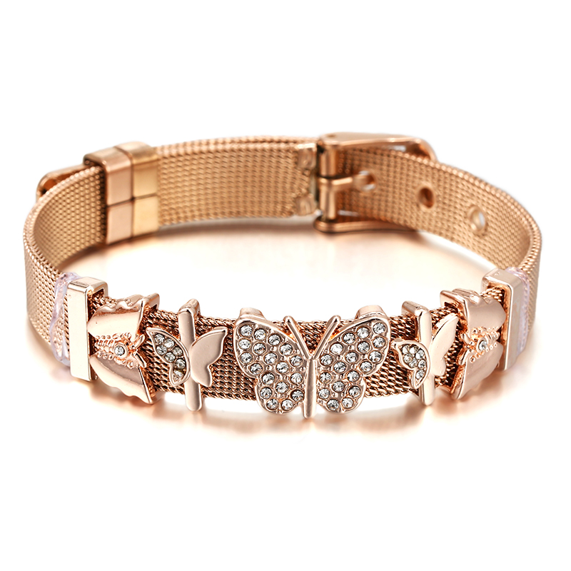 Gelang jaring baja tahan karat - Best Jewelry Watches Women ulasan dan harga