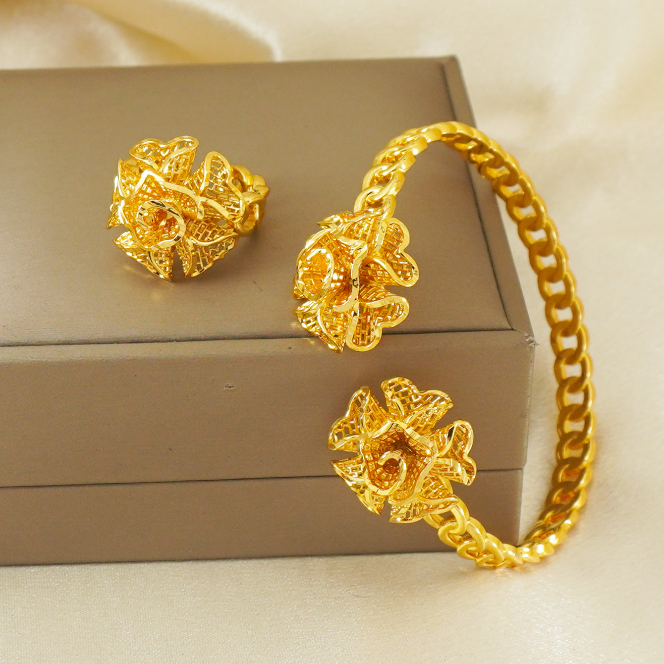 Gelang tembaga berlapis emas t - Best Jewelry Watches Women ulasan dan harga