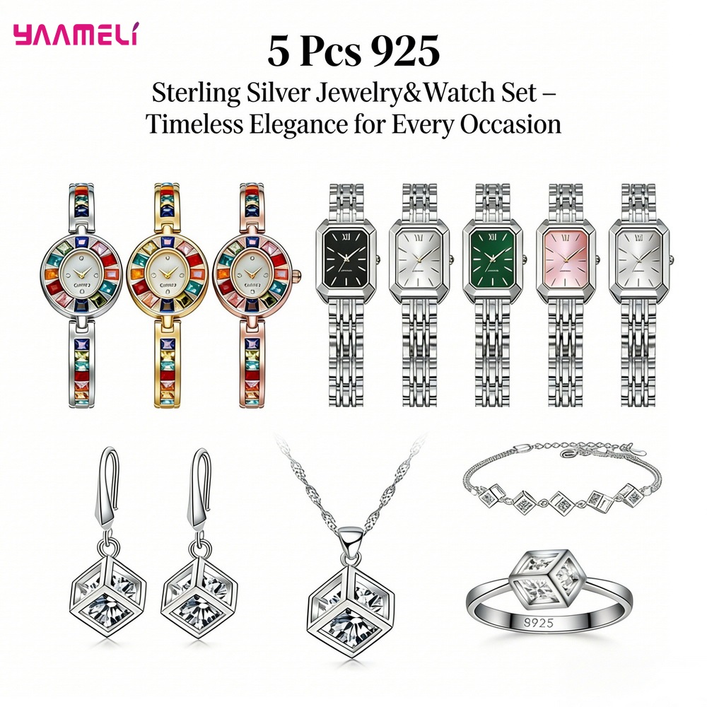 Set Jam Tangan Anting Kalung Z - Best Jewelry Watches Women ulasan dan harga